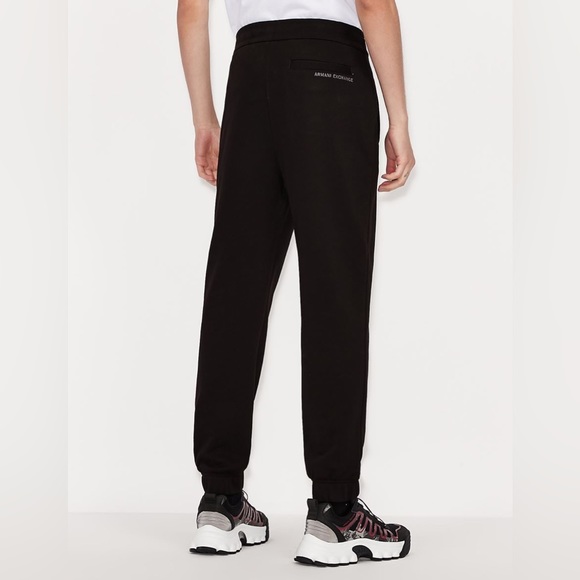ARMANI EXCHANGE EAGLE PATCH JOGGER SWEATPANTS - Picture 9 of 13